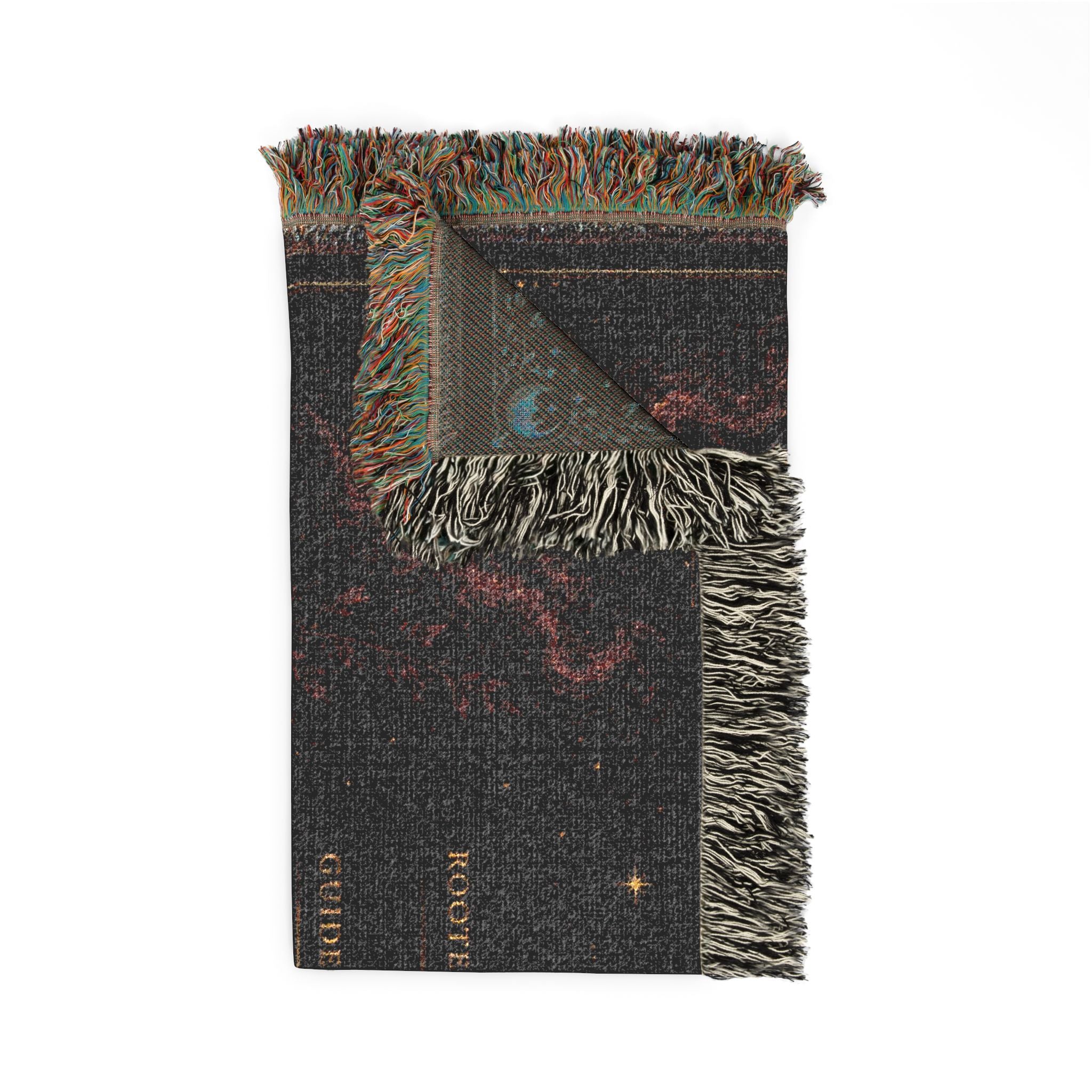 Woven Blanket — Mystical Crescent Tree Tapestry Throw