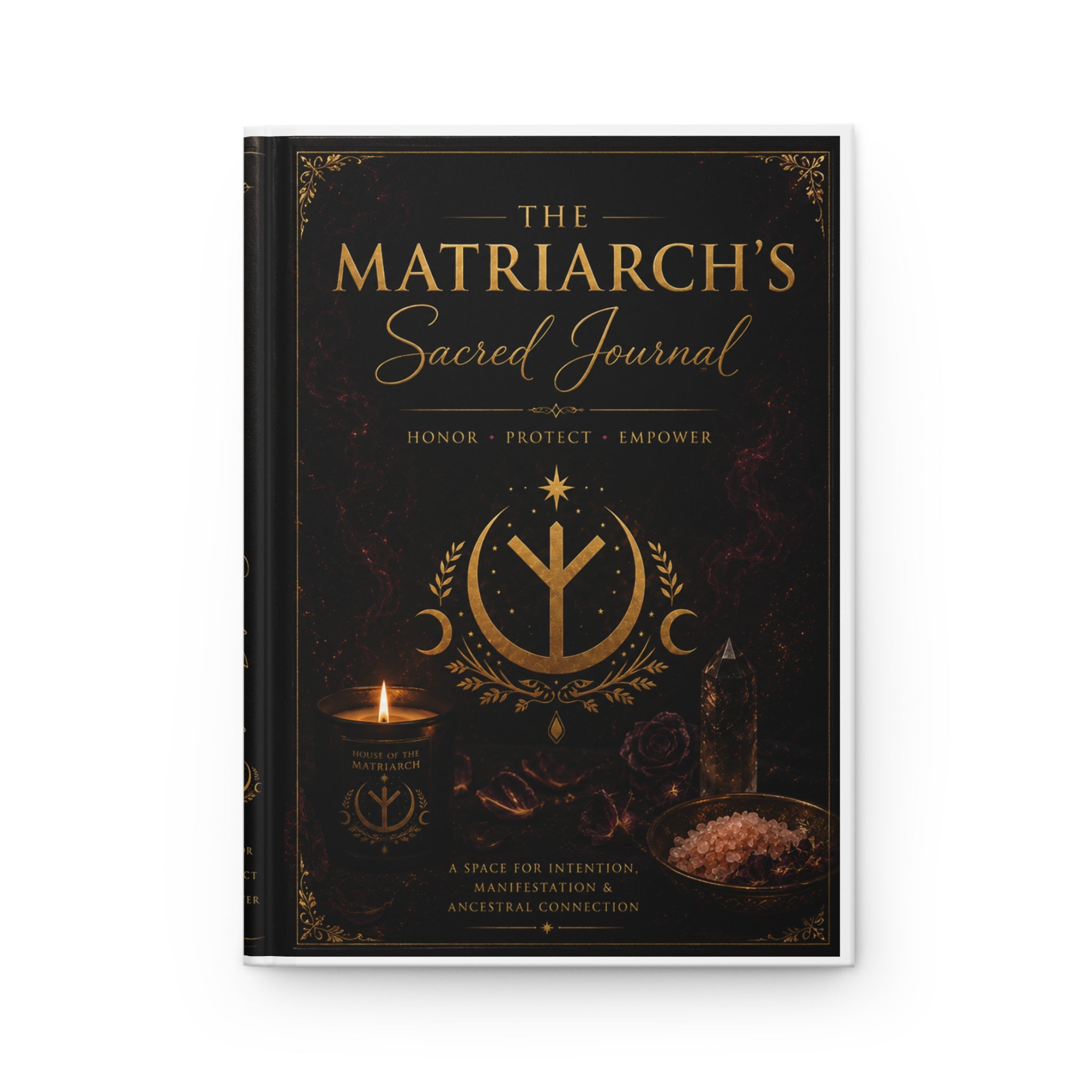 Matriarch's Sacred Journal — Hardcover Guided Journal for Ancestral Wisdom & Rituals